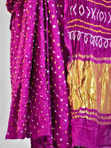 Hasi -  Rai Bandhej zari pallu Gajji Silk Saree