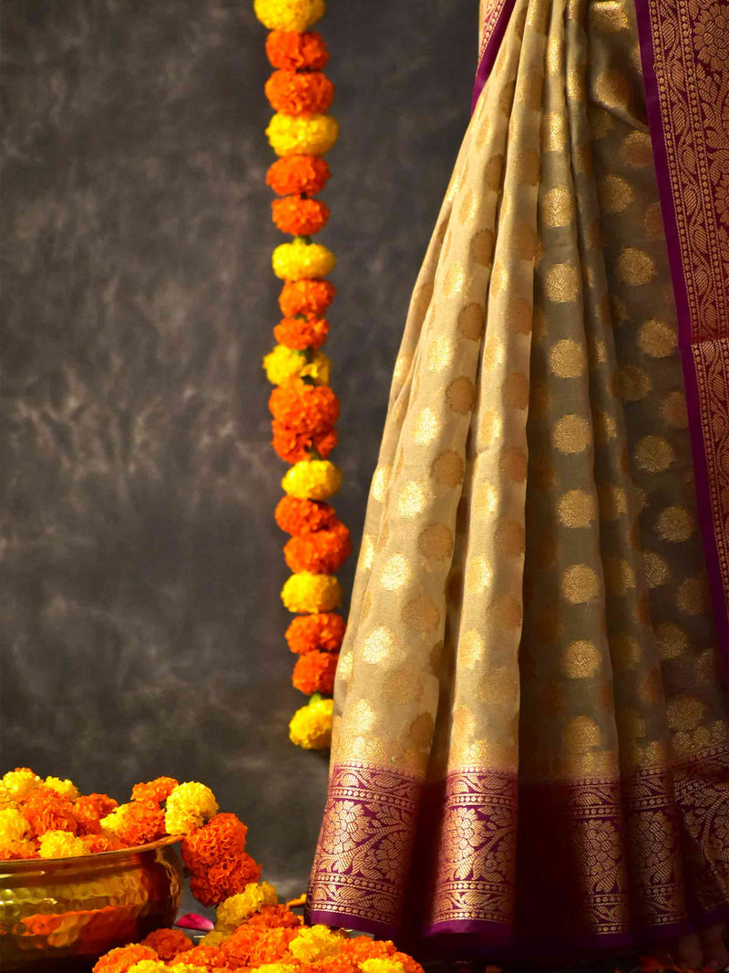 Kashish - Georgette zari Saree