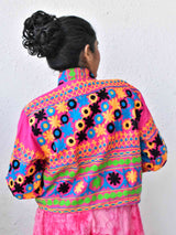 gulrez - hand embroidered Reversible jacket