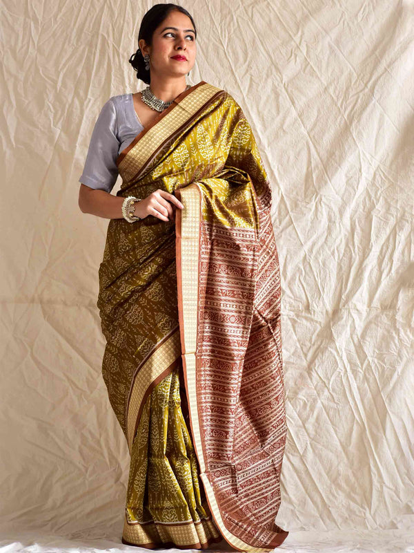 Hidden gem - Handwoven ikat saree