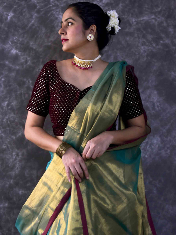 Mrig - Tissue Saree