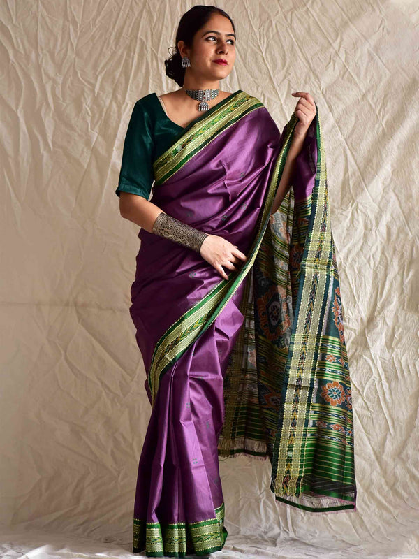 Ghangor - Handwoven ikat saree