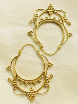 Victorian - Gold plated earring