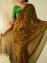 moti - Ajrakh handloom Kota Doria saree