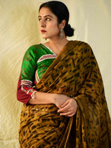 moti - Ajrakh handloom Kota Doria saree