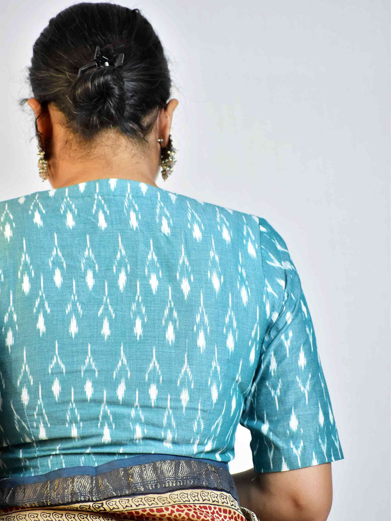 Bella - Handwoven Ikat blouse