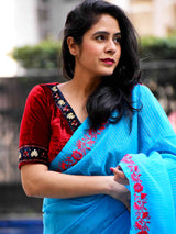 Buy Embroidered Saree Designs