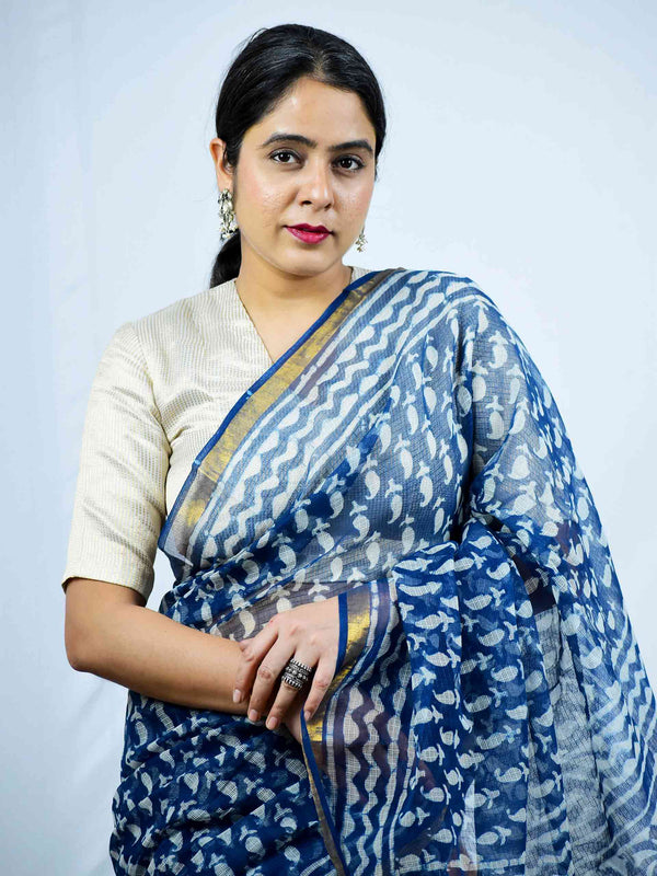 Buy Kota Doria Sarees Wholesale Price