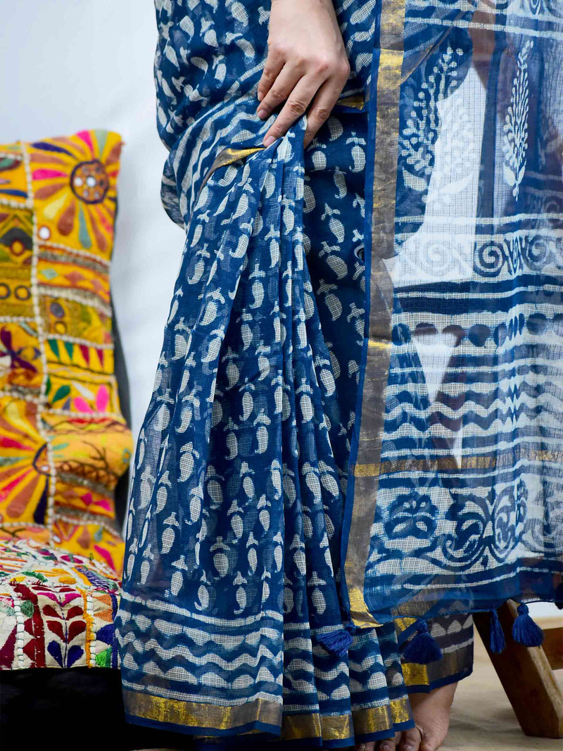 Buy Kota Doria Sarees Wholesale Price