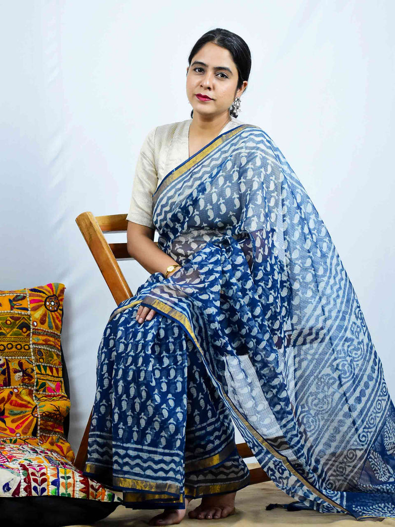 Buy Kota Doria Sarees Wholesale Price