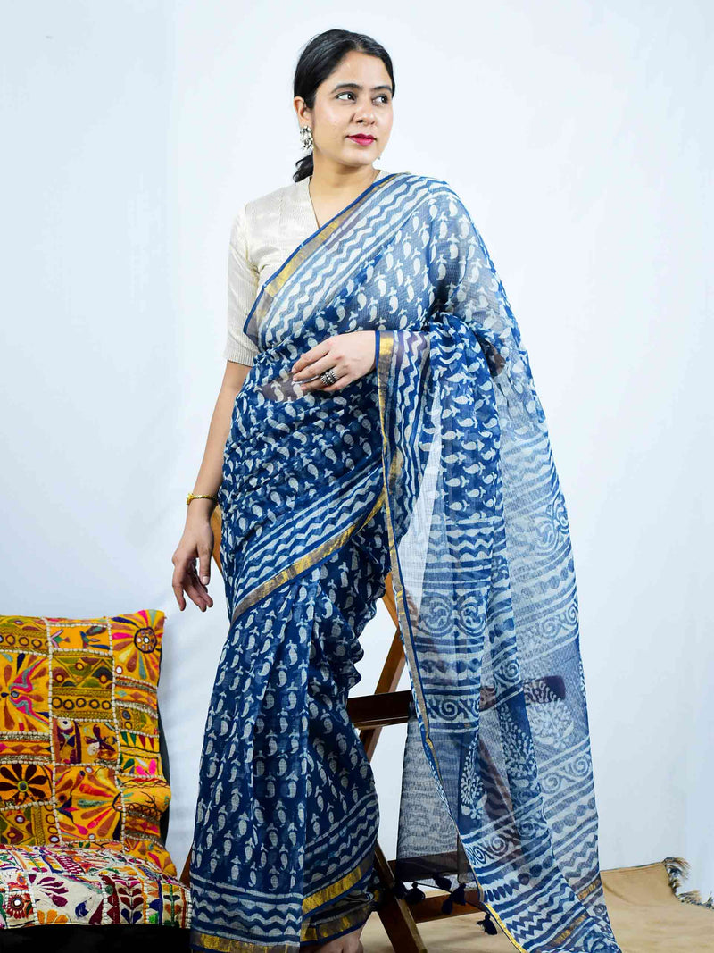 Buy Kota Doria Sarees Wholesale Price