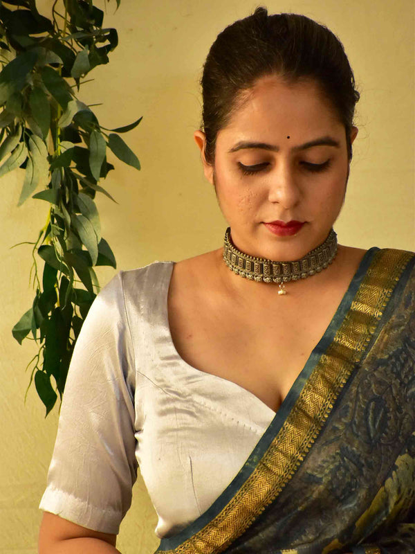 Goose - Mashru silk blouse