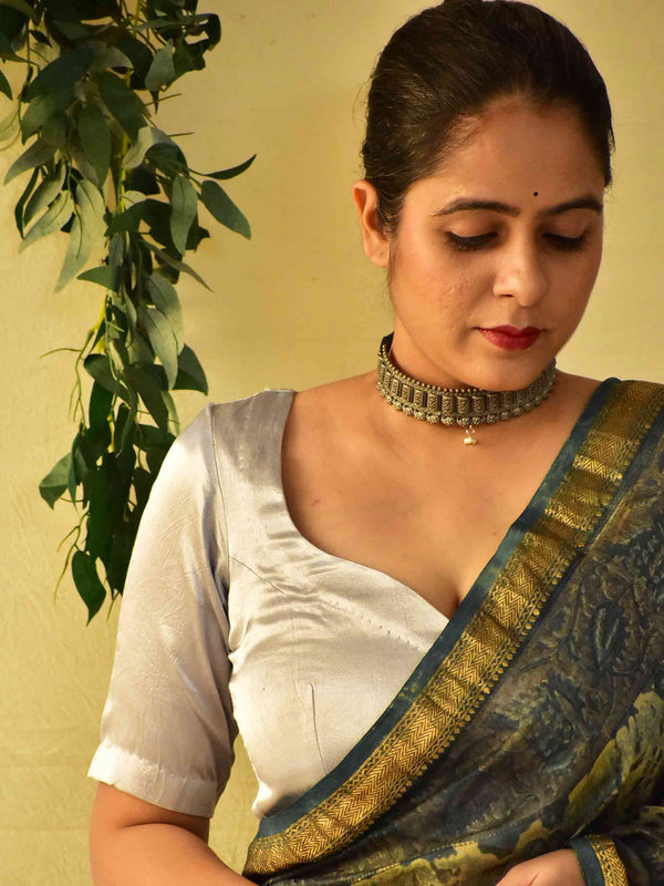 Goose - Mashru silk blouse