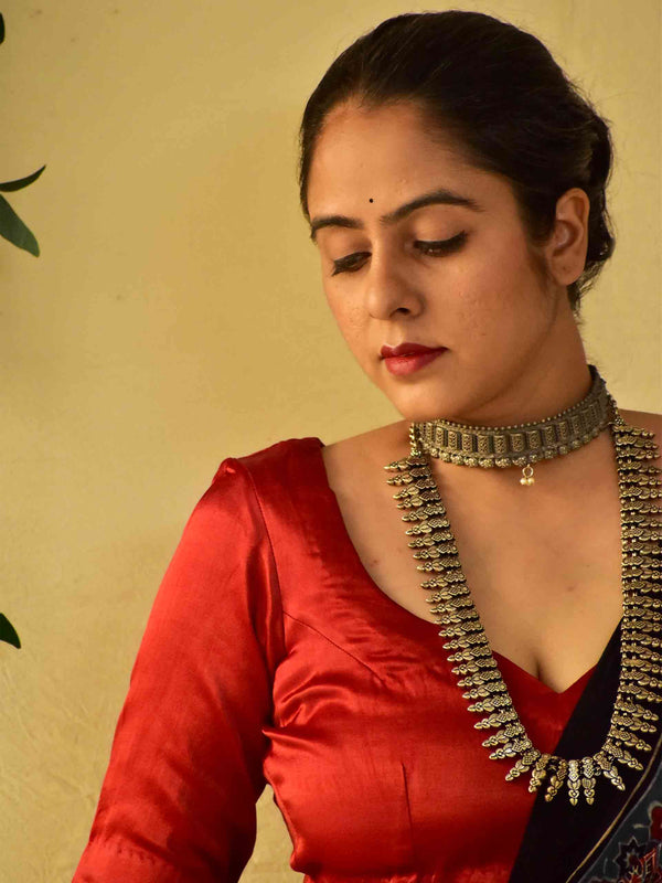 Meena - Mashru silk blouse