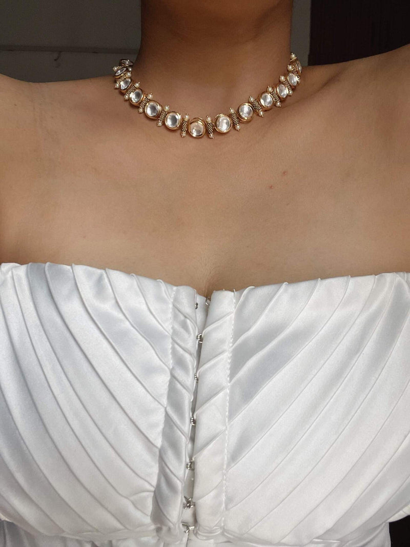 mehjabeen  - Kundan necklace set
