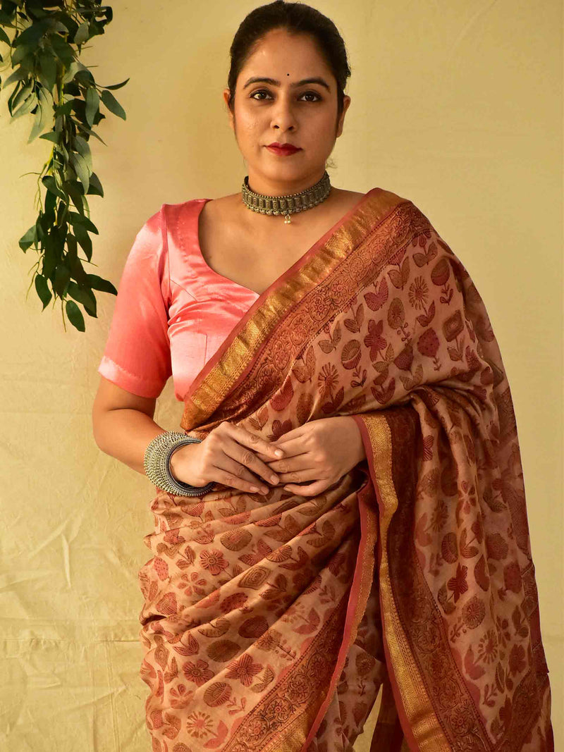 Seema - Mashru silk blouse