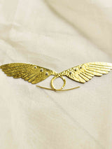 Wings - Gold plated earring