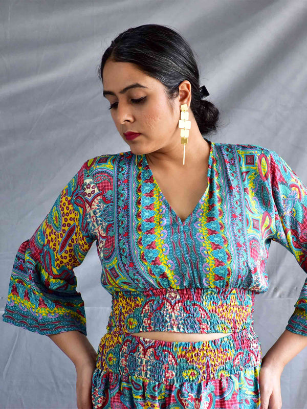 Amaira - crop top blouse
