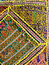 kesari - hand embroidered cushion cover 18X18